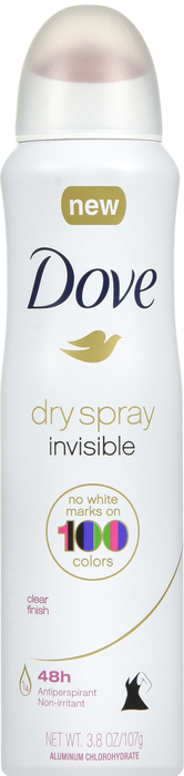 DOVE AP DRY SPRAY CLEAR DEO 3.8OZ