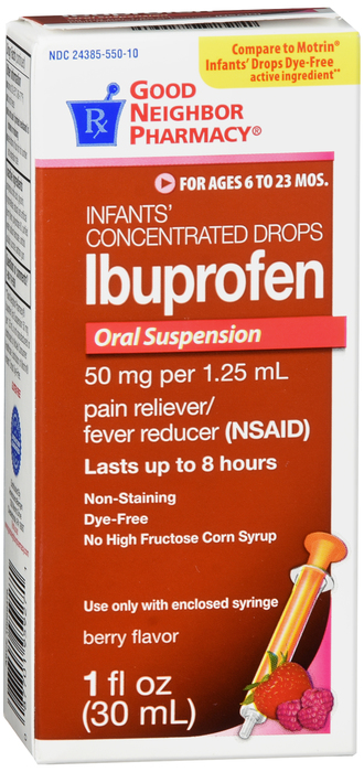 Good Neighbor Pharmacy Ibuprofen Infant Drops Berry Flavor 1oz