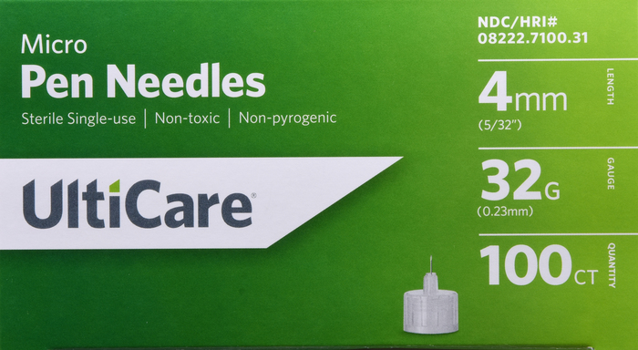 UltiCare Pen Needles 32gx4mm 100ct