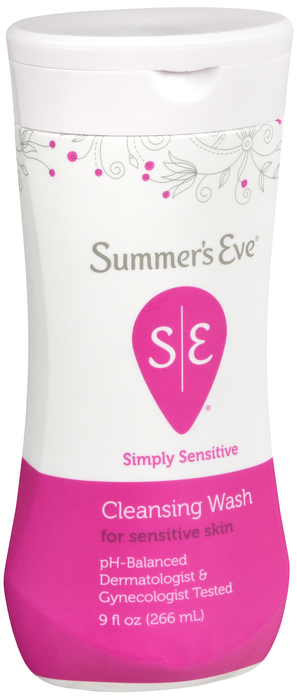 Summer's Eve Simply Sensitive Cleansing Wash 9oz