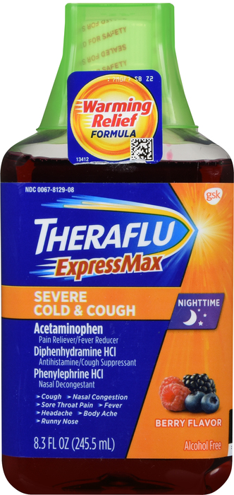 THERAFLU EXPRESSMAX NT SV CGH/CLD 8.3OZ