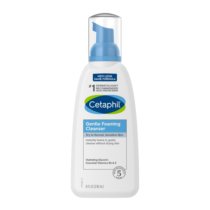 CETAPHIL FOAMING FACIAL CLEANSER 8OZ