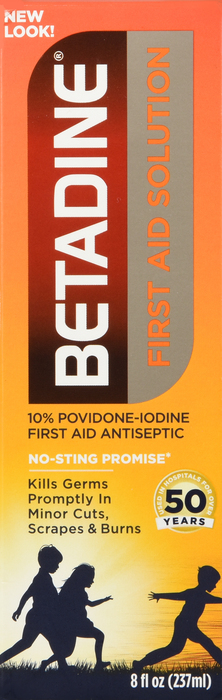 Betadine Antiseptic 10% Solution 8oz