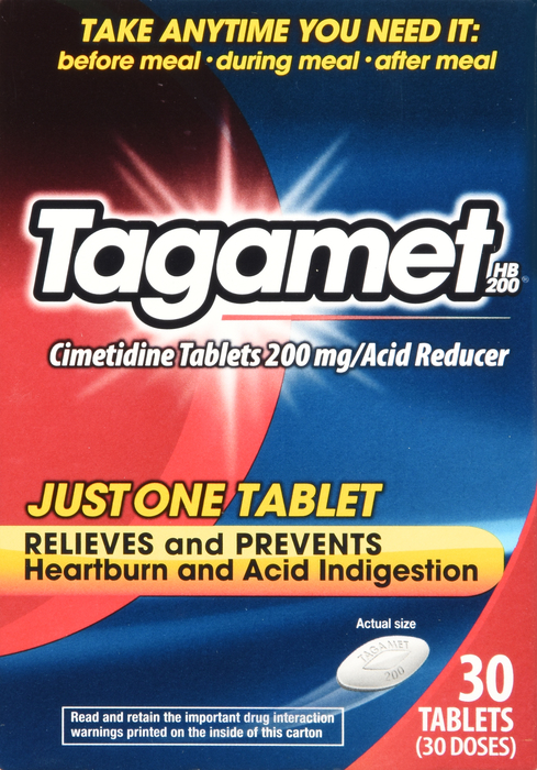 Tagamet HB 200mg Acid Reducer Tablets 30ct