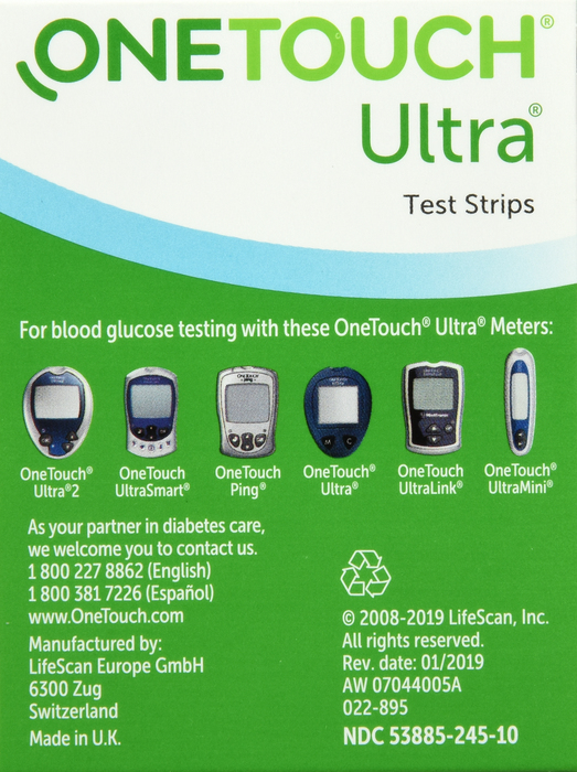 OneTouch Ultra Test Strips 100ct