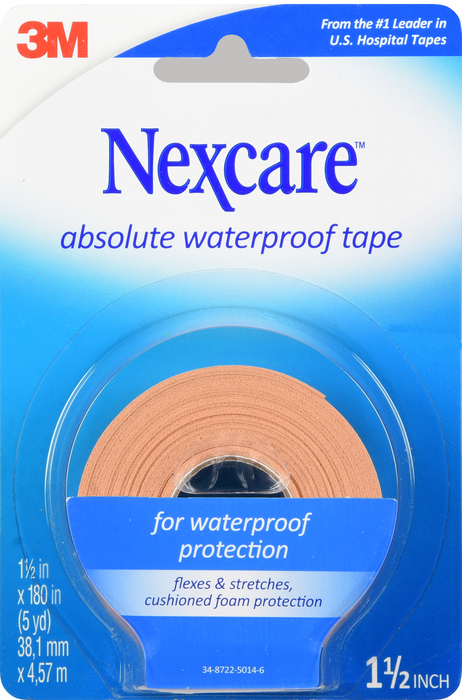 NEXCARE TAPE WATERPROOF 1.5"X5YD