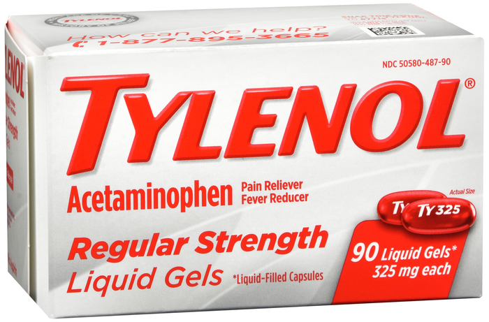 Tylenol Regular Strength 325mg Liquid Gels 90ct