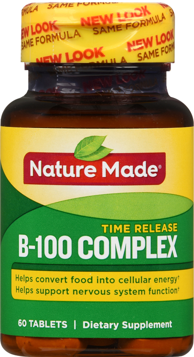 Nature Made B-100 Complex Time Release Tablets 60ct