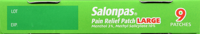 Salonpas Pain Relief Patch Large 9ct