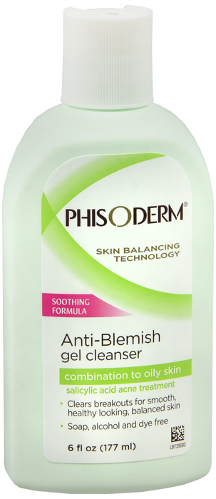 PHISODERM ANTI BLEMISH FACE GEL 6OZ