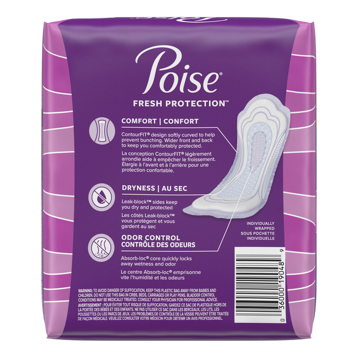 POISE PAD MAXIMUM SIDE SHIELD 6X14CT