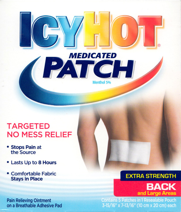 Icy Hot Extra Strength Medicated Back Patches 5ct