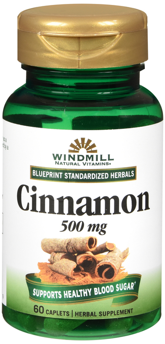 Windmill Cinnamon 500mg Capsules 60ct