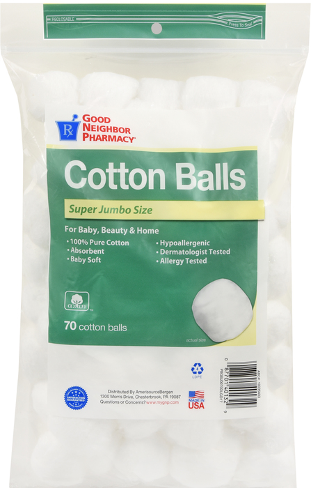 Good Neighbor Pharmacy Cotton Ball Jumbo 70ct