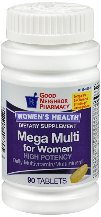 Good Neighbor Pharmacy Mega Multi For Women Tablets 90ct