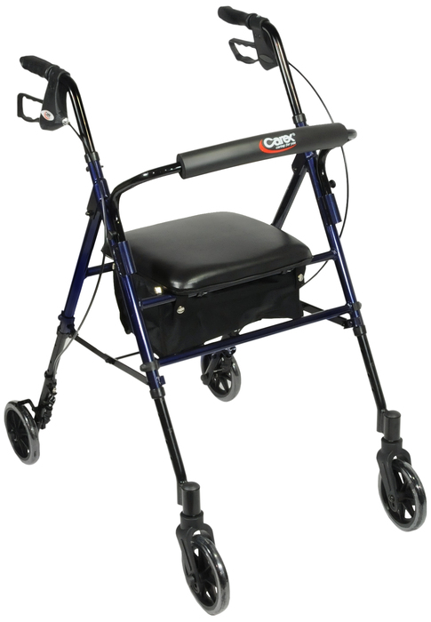 Walker 4 Wheel S"N" R Blk