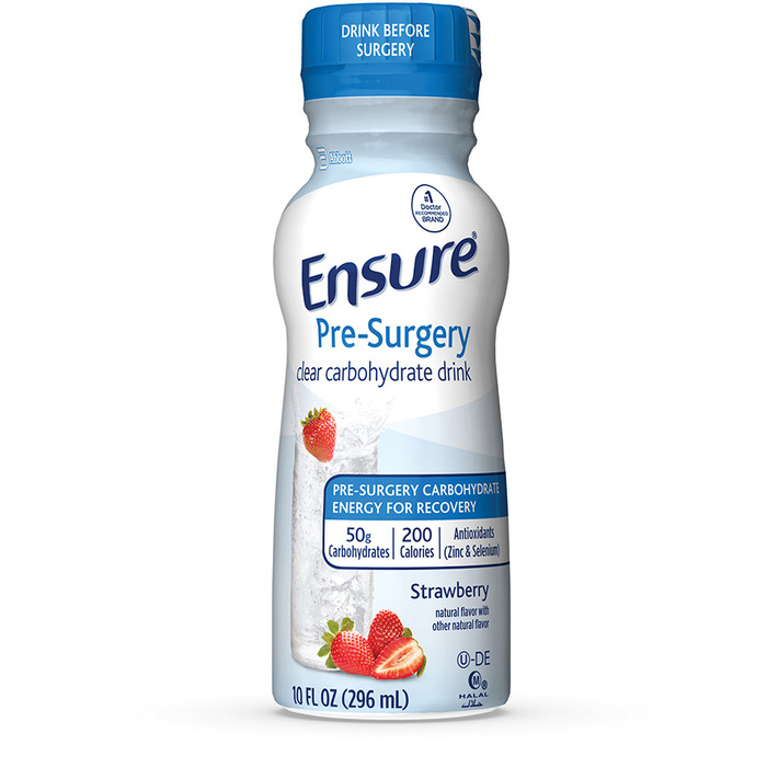 ENSURE PRE-SURG INST CLR 12X296ML