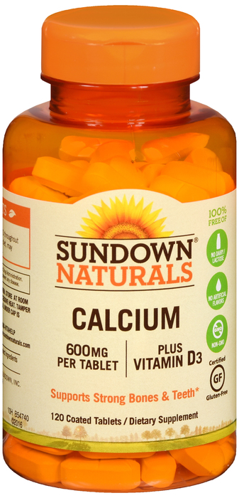 CALCIUM+D 600MG S/F CPL 120CT NAT BNTY