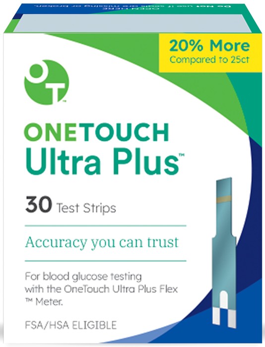 OneTouch Ultra Plus Test Strips 30ct