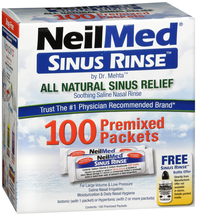 NeilMed Sinus Rinse Refill Packet 100ct