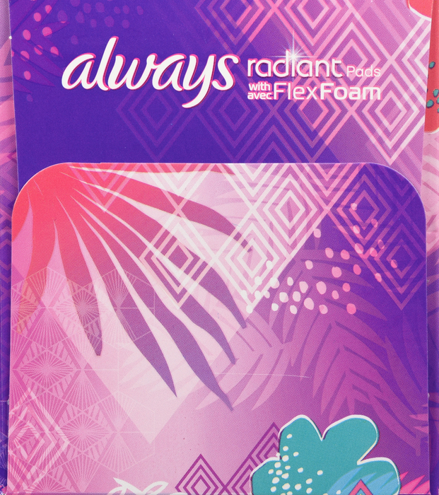 Always Infinity Flexfoam Regular Teen Pads 14ct