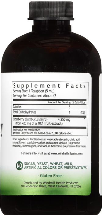 BLACK ELDERBERRY 4250MG LIQ 8OZ