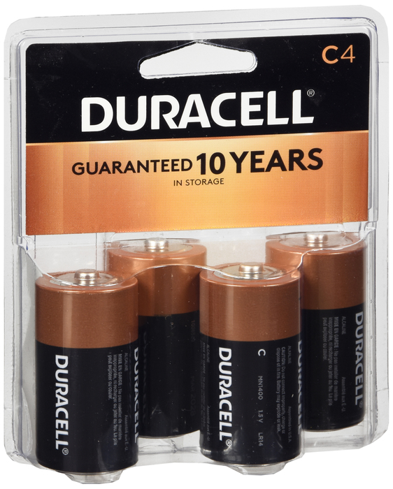 DURACELL COPPERTOP C 4 CT