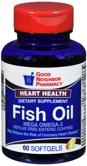 Good Neighbor Pharmacy Fish Oil 1000mg Enteric Softgels 60ct