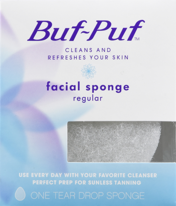 Buf-Puf Facial Sponge Regular 1ct