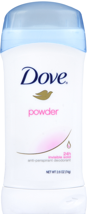 Dove Powder Invisible Solid Antiperspirant Deodorant 2.6oz