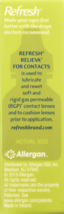 REFRESH RELIEVA FOR CONTACT EYE DROP 8ML