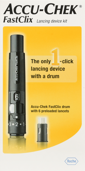 Accu-Chek Fastclix Lancing Device Kit1ct