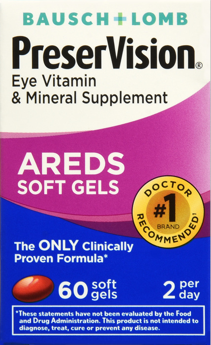 Bausch + Lomb PreserVision ARED Softgels 60ct