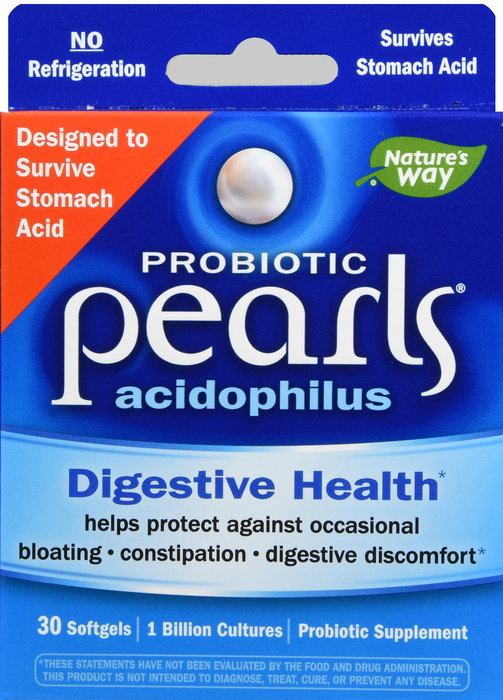 Pearls Probiotic Acidophilus Softgels 30ct