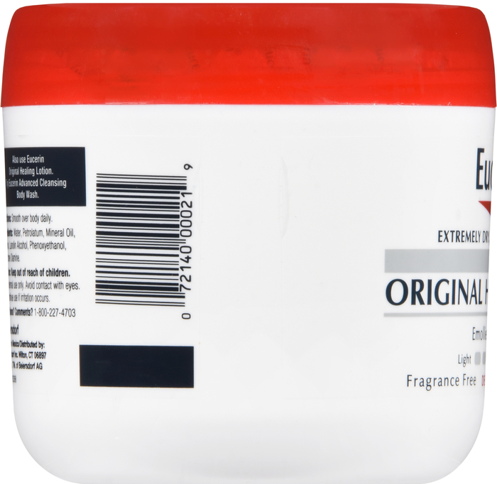 Eucerin Original Healing Rich Cream Jar 16oz