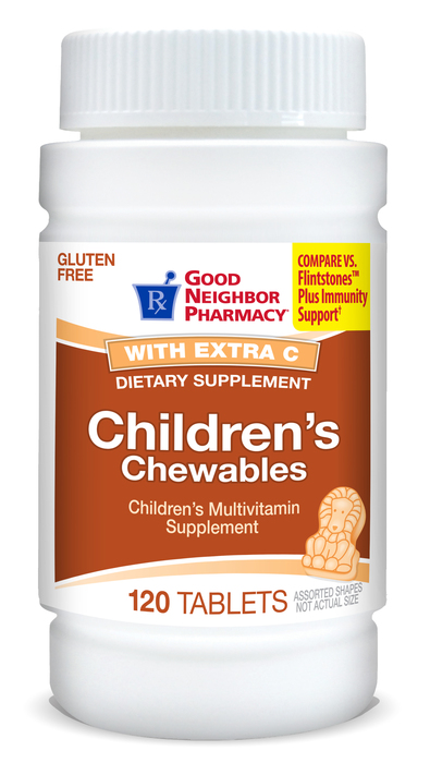 Good Neighbor Pharmacy Children's Chewable Multivitamins with Extra C 120ct