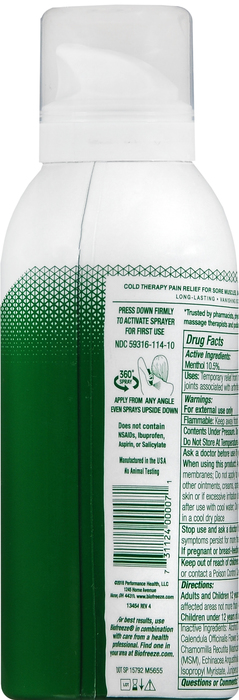 Biofreeze Classic Pain Relieving 360 Spray 3oz