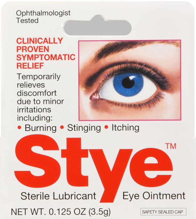 Stye Sterile Lubricant Eye Ointment 0.125oz