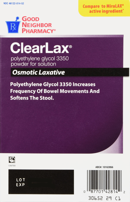 Good Neighbor Pharmacy ClearLax Osmotic Laxative 0.5oz Packets 10ct