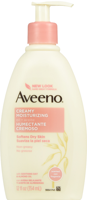 AVEENO ACTIVE NATURALS CREAMY MOISTURIZING OIL 12OZ