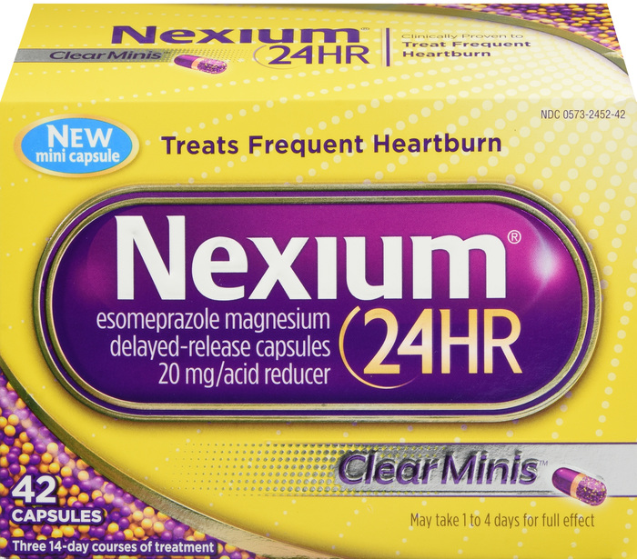 NEXIUM 24HR OTC 20MG MINI CAPSULE 42CT