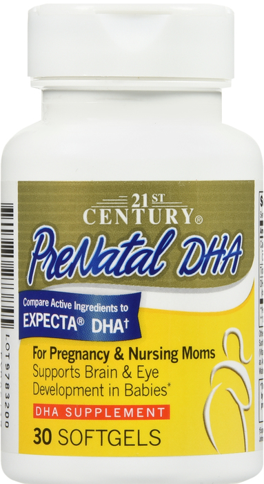 21st Century Prenatal DHA Softgels 30ct