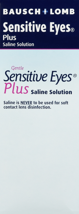 Bausch & Lomb Sensitive Eyes Saline Solution Gentle 12oz