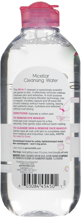 Garnier SkinActive All Skin Types Micellar Cleansing Water 13.5oz