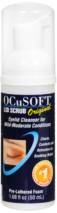 OCUSOFT EYE LID SCRUB FOAM ORIG 50ML