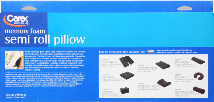 Carex Pillow Semi Roll