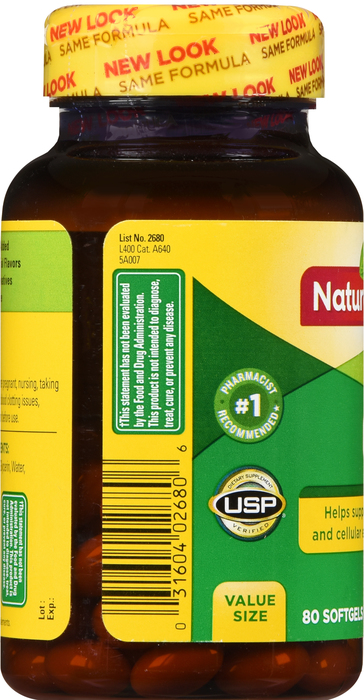 Nature Made COQ10 200MG SOFTGEL 80ct