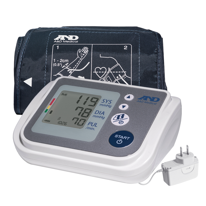 A&D Blood Pressure Monitor With Wide Cuff