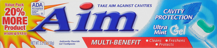 AIM CAVITY PROTECTION GEL MINT 5.5OZ