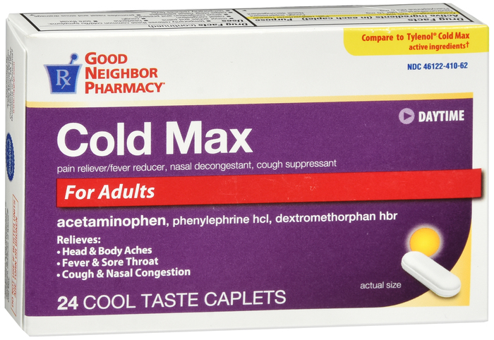 Good Neighbor Pharmacy Cold Max Daytime Caplets 24ct